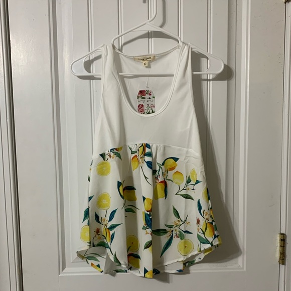 living doll Tops - Lemon tank top